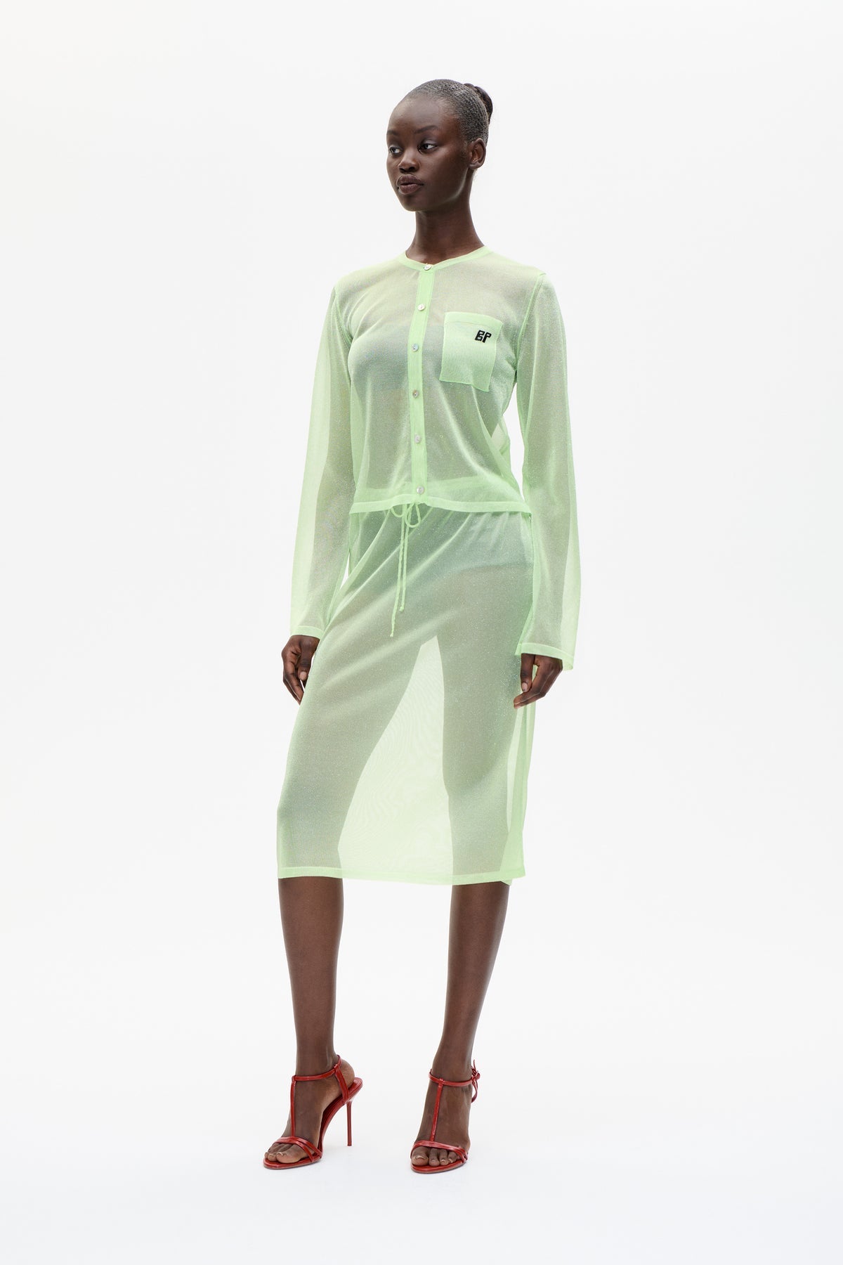Crisje Organza Cardigan