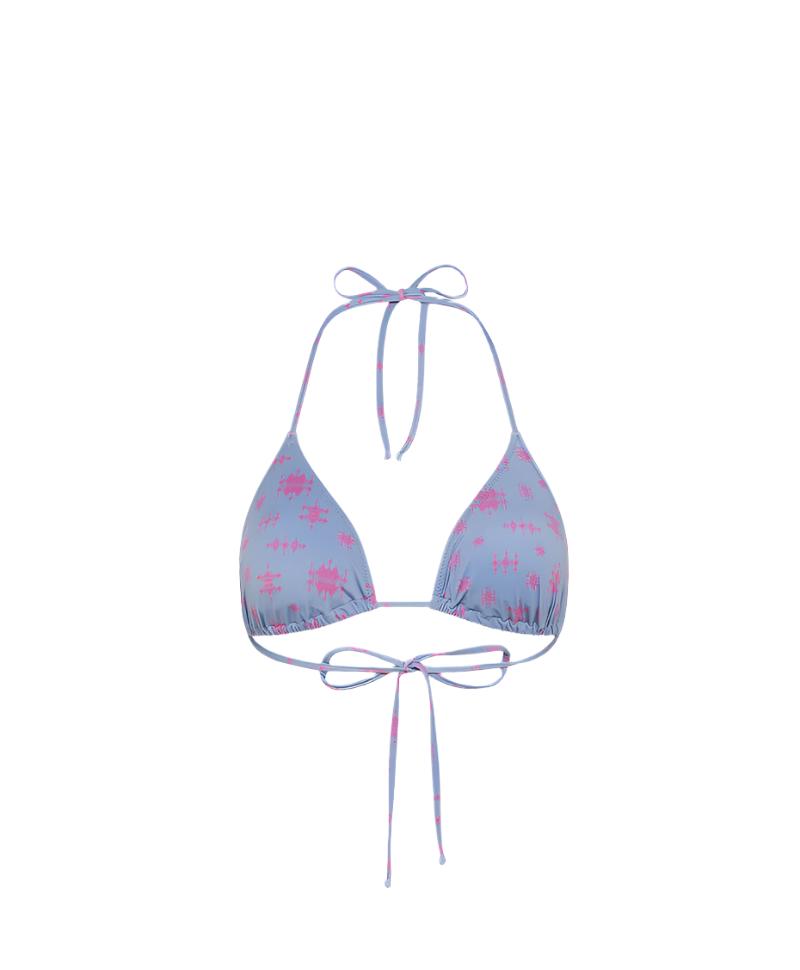 Marine Printed Bikini Top