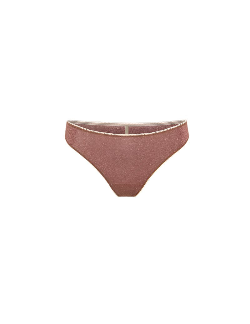 Arca Lurex Knickers Terracotta