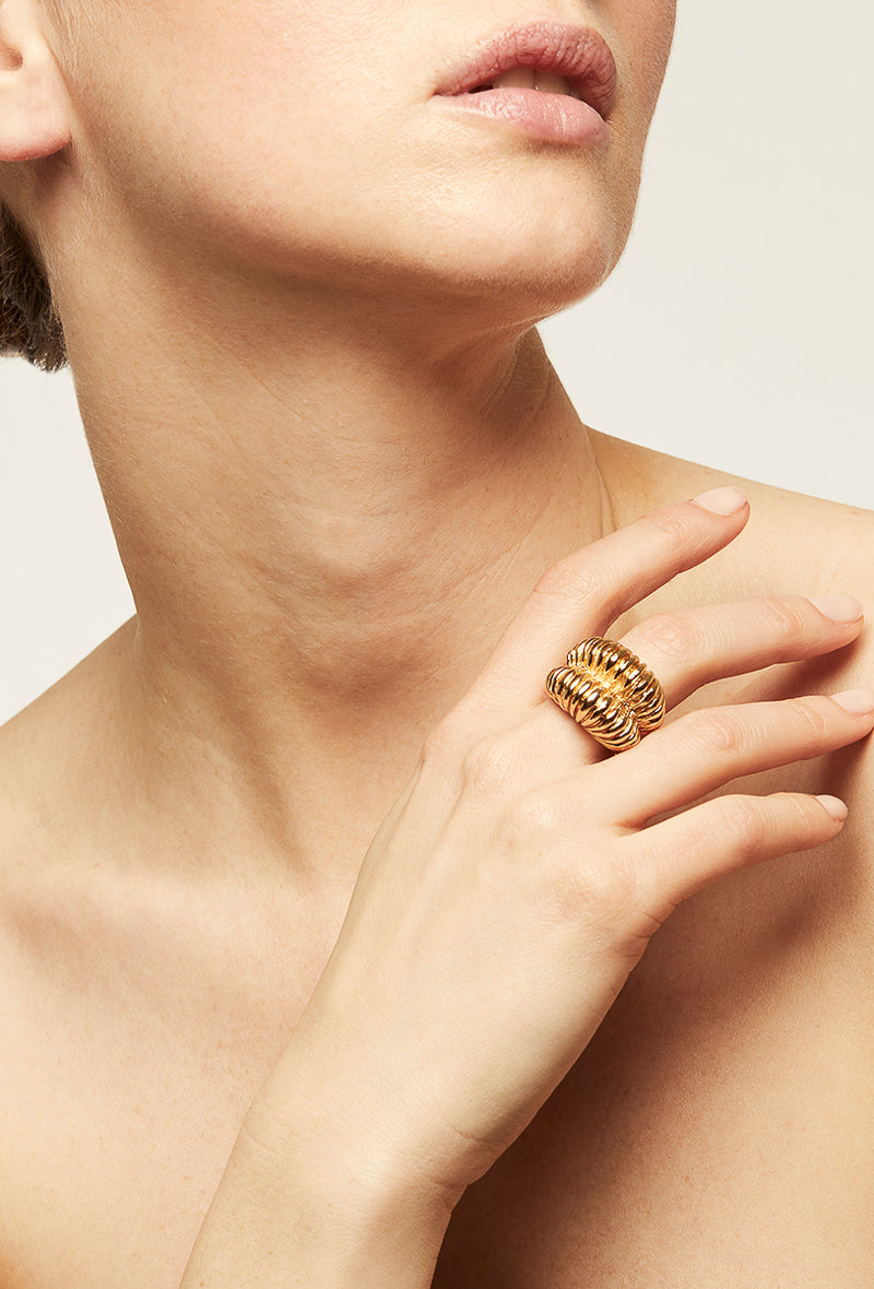 Tiki Ring Gold