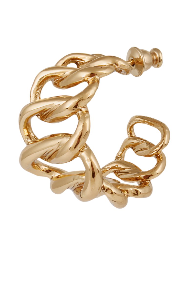 Bronx Hoop Earrings Gold