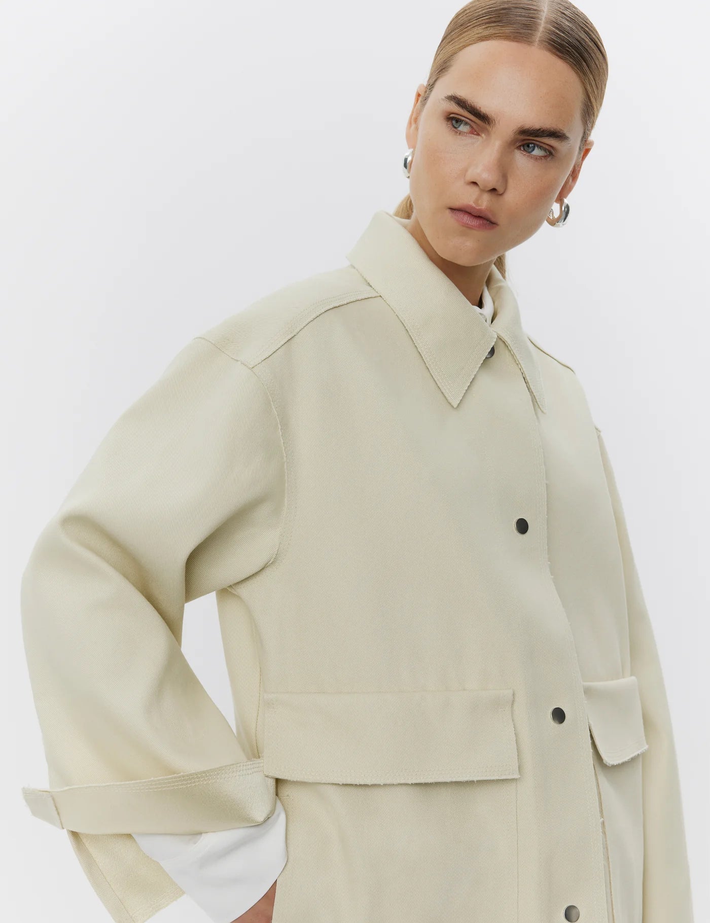 Harry Bonded Canvas Twill Overcoat