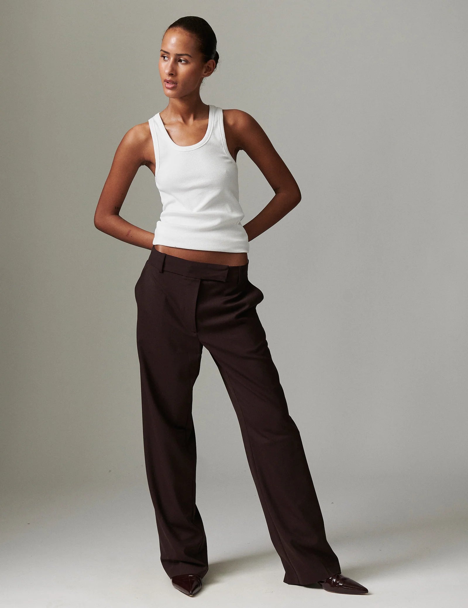 Liliane Light Wool Blend Trousers