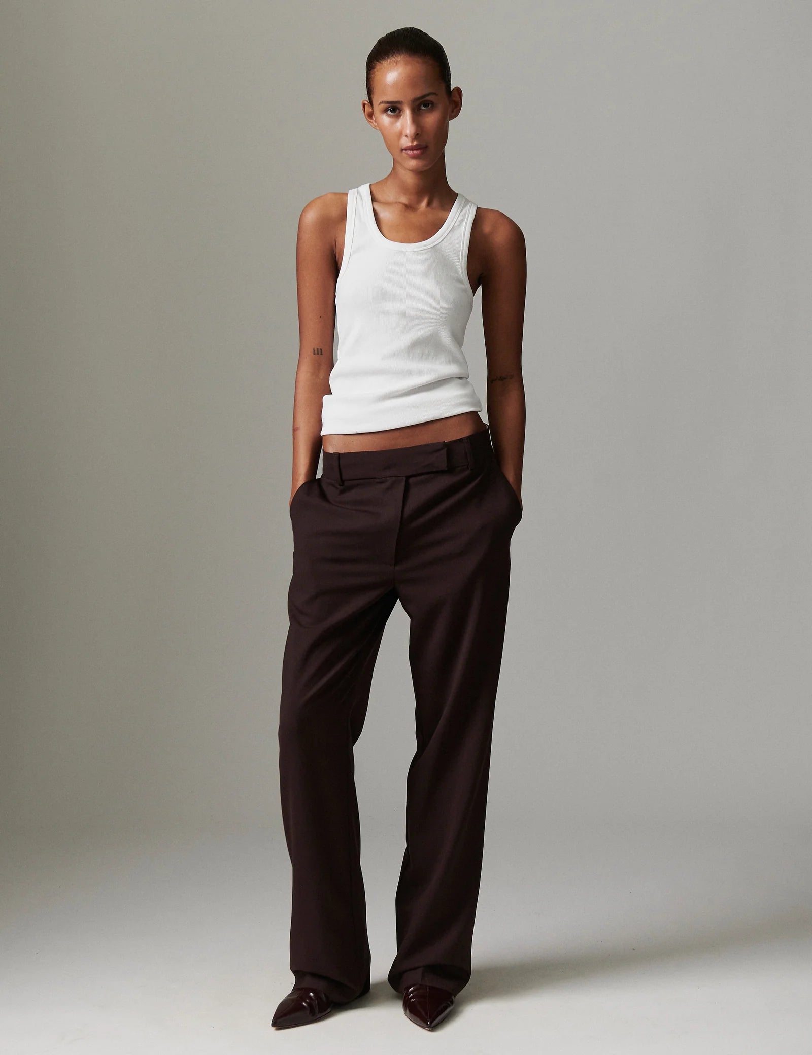 Liliane Light Wool Blend Trousers