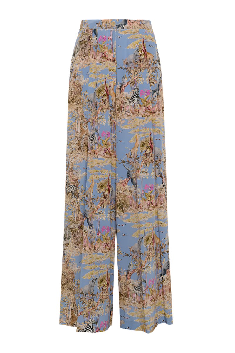 Patrice Crepe De Shine Silk Trousers