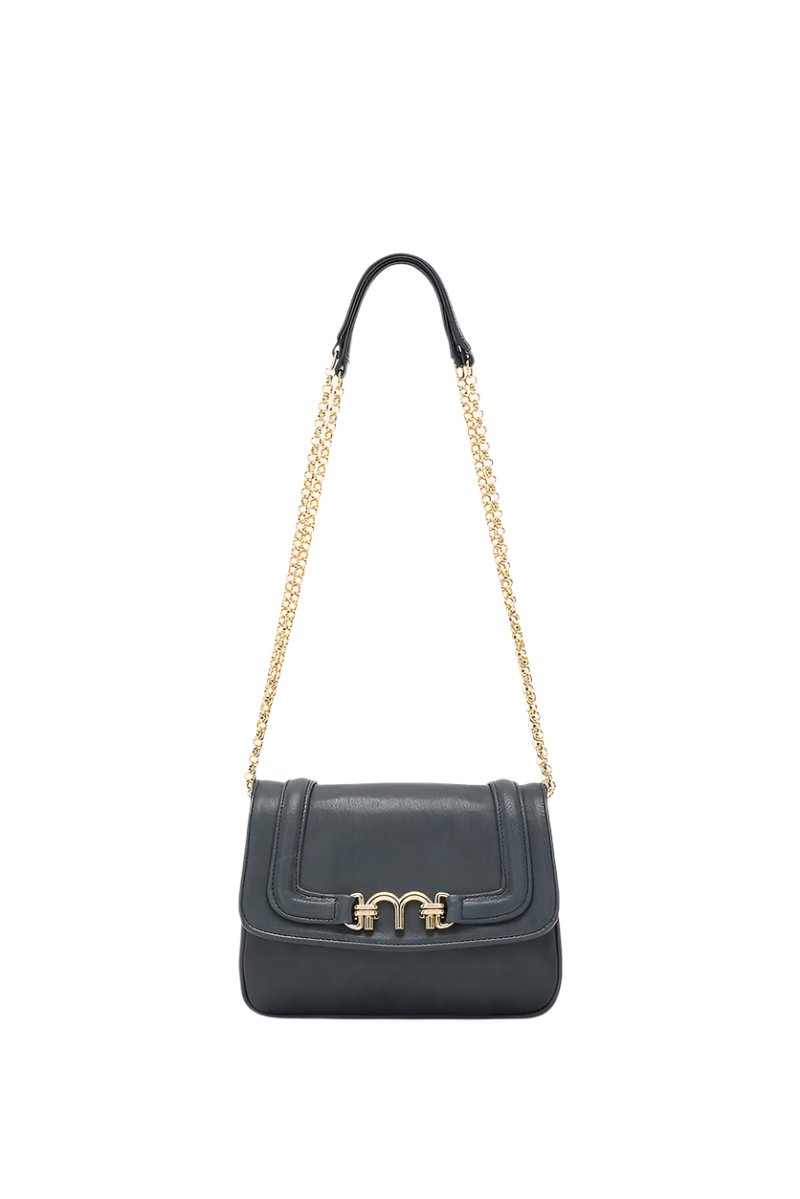 Mimi Flore Grained Leather Bag