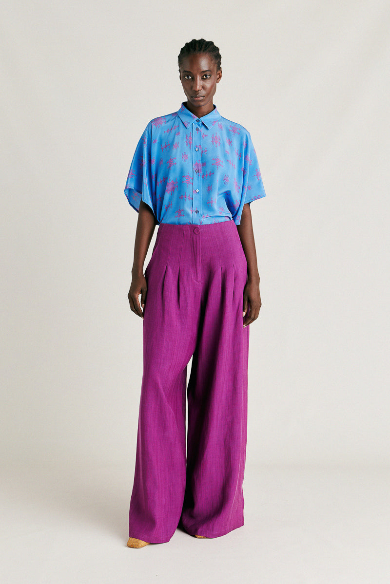 Violina Viscose Linen Trousers
