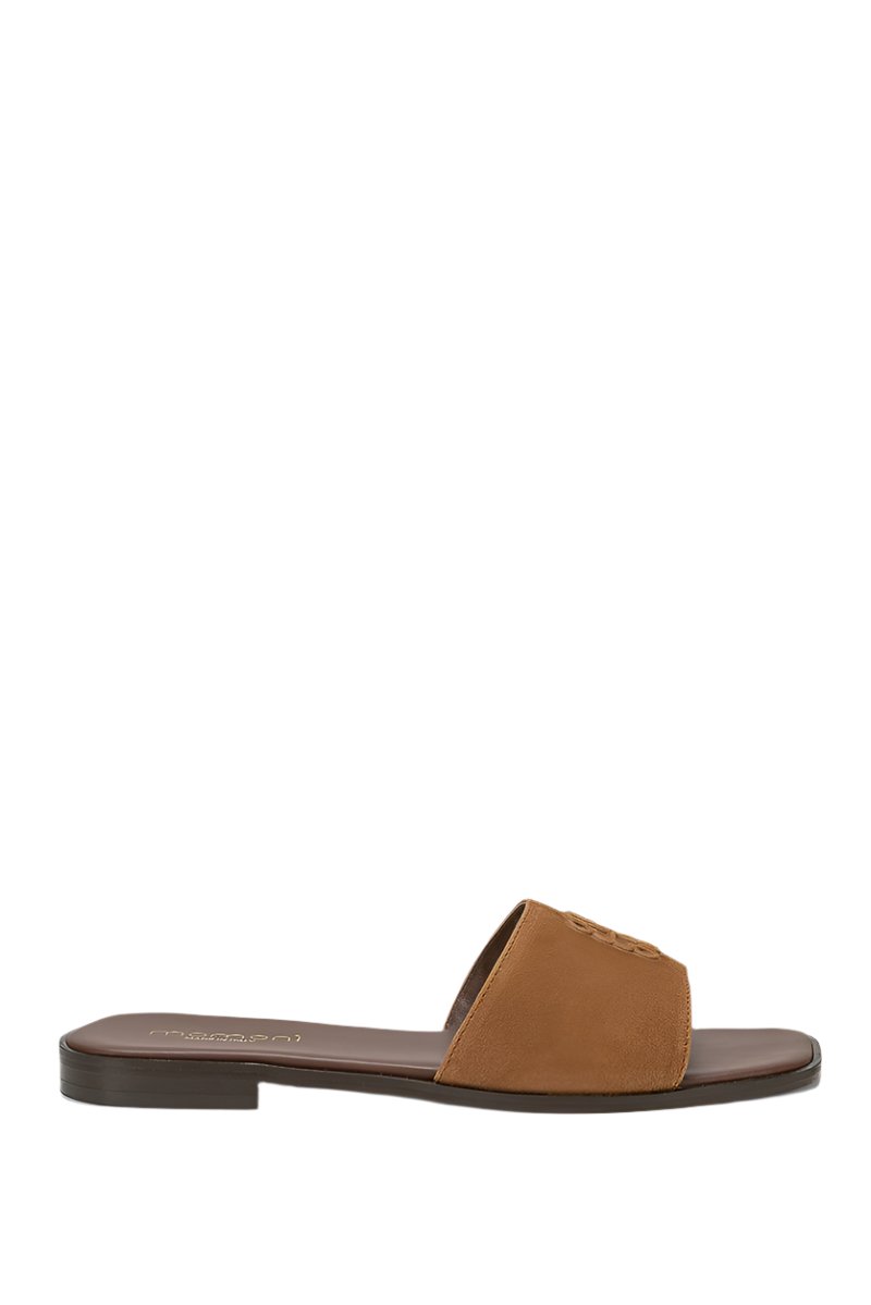 Tuccia Flat mule Leather Slides