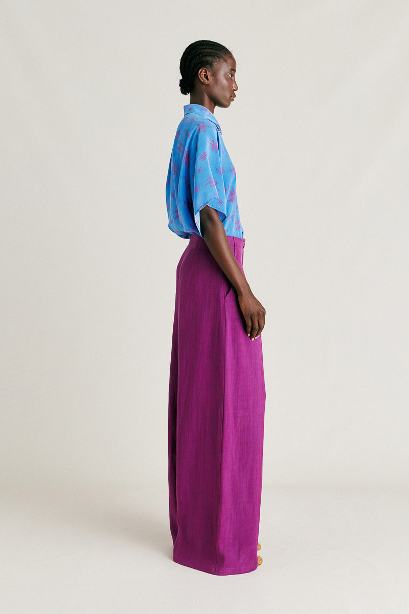 Violina Viscose Linen Trousers