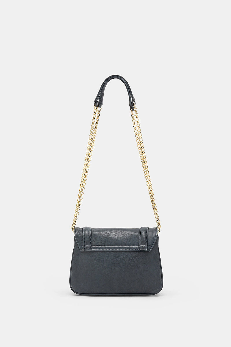 Mimi Flore Grained Leather Bag