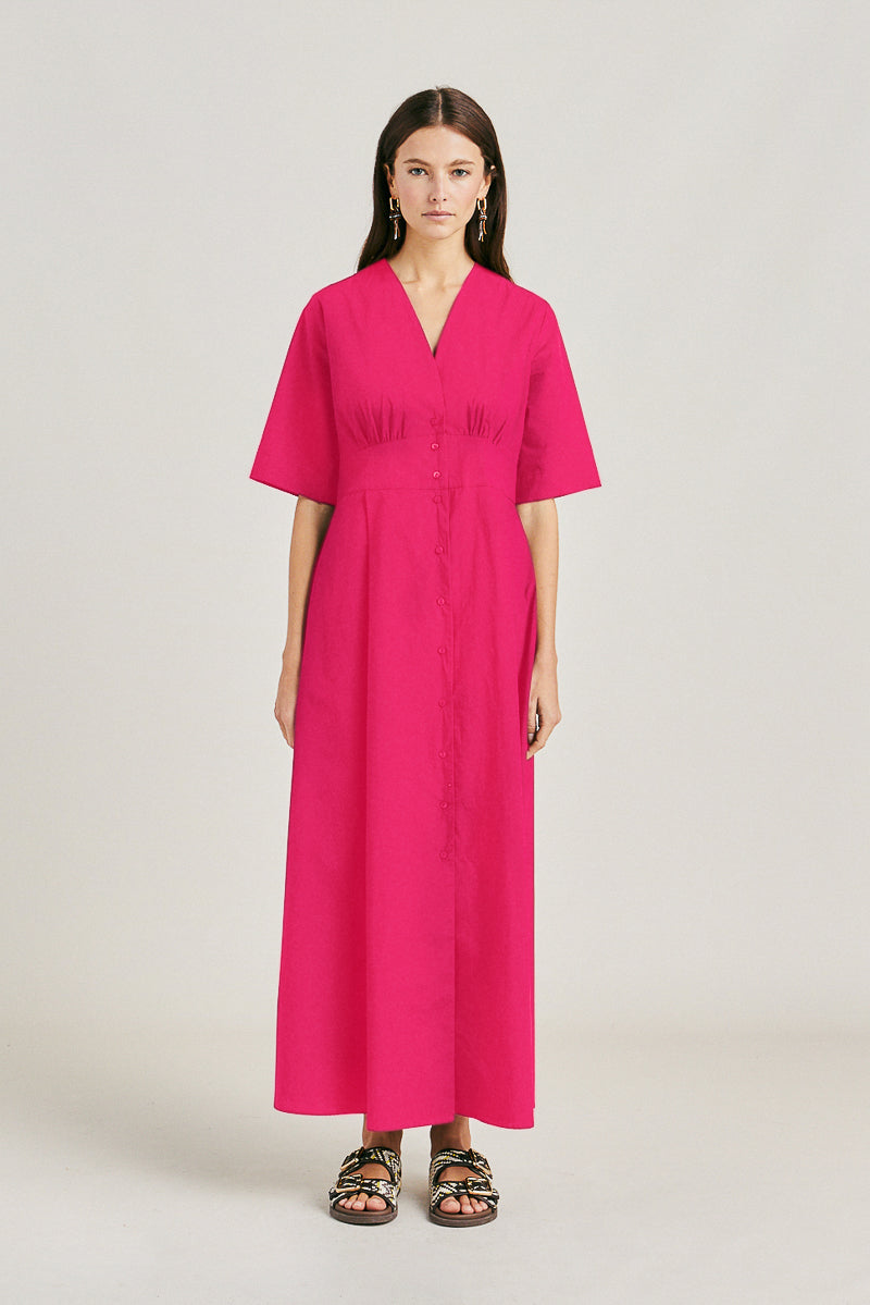 Martinella Cotton Poplin Shirt Dress