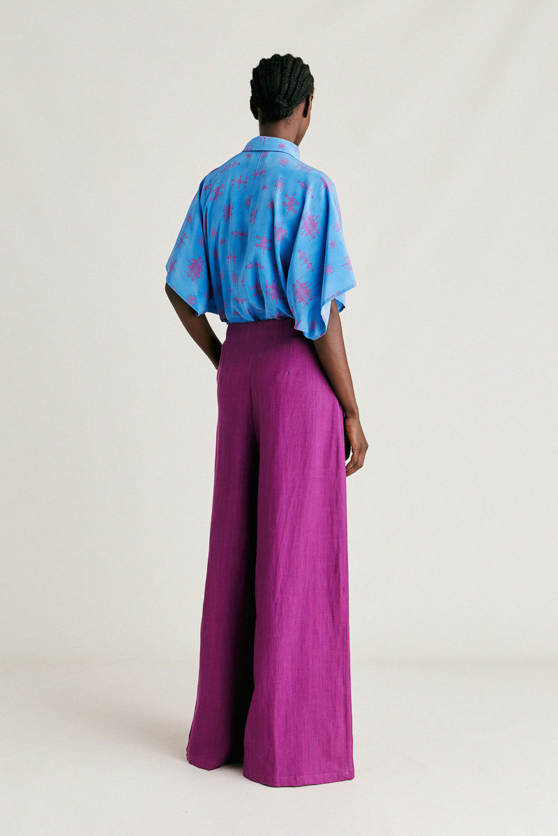Violina Viscose Linen Trousers