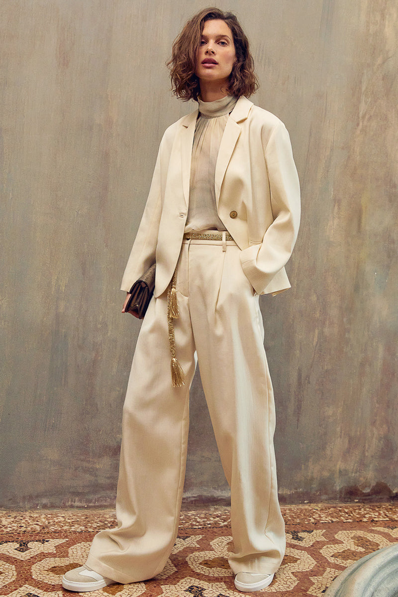 Austin Pant in Viscose Wool