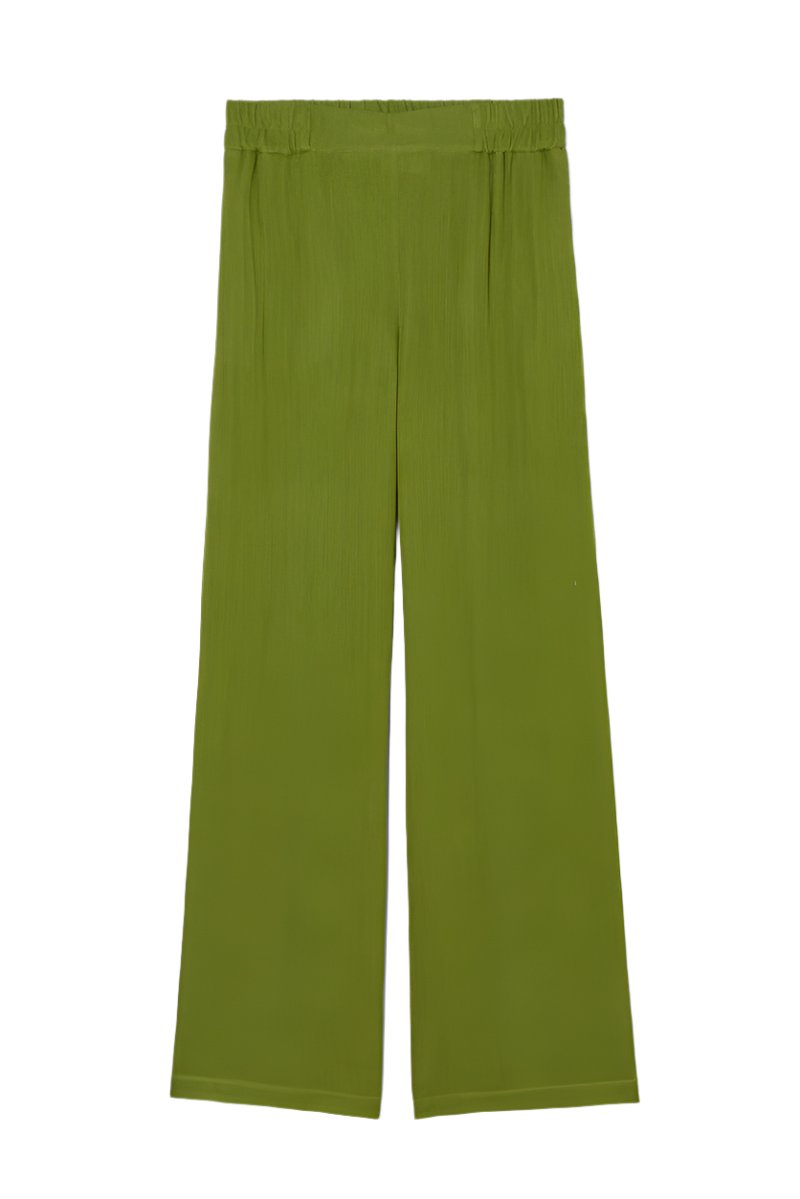 Baccarat Pant in Double Wool Viscose Gauze
