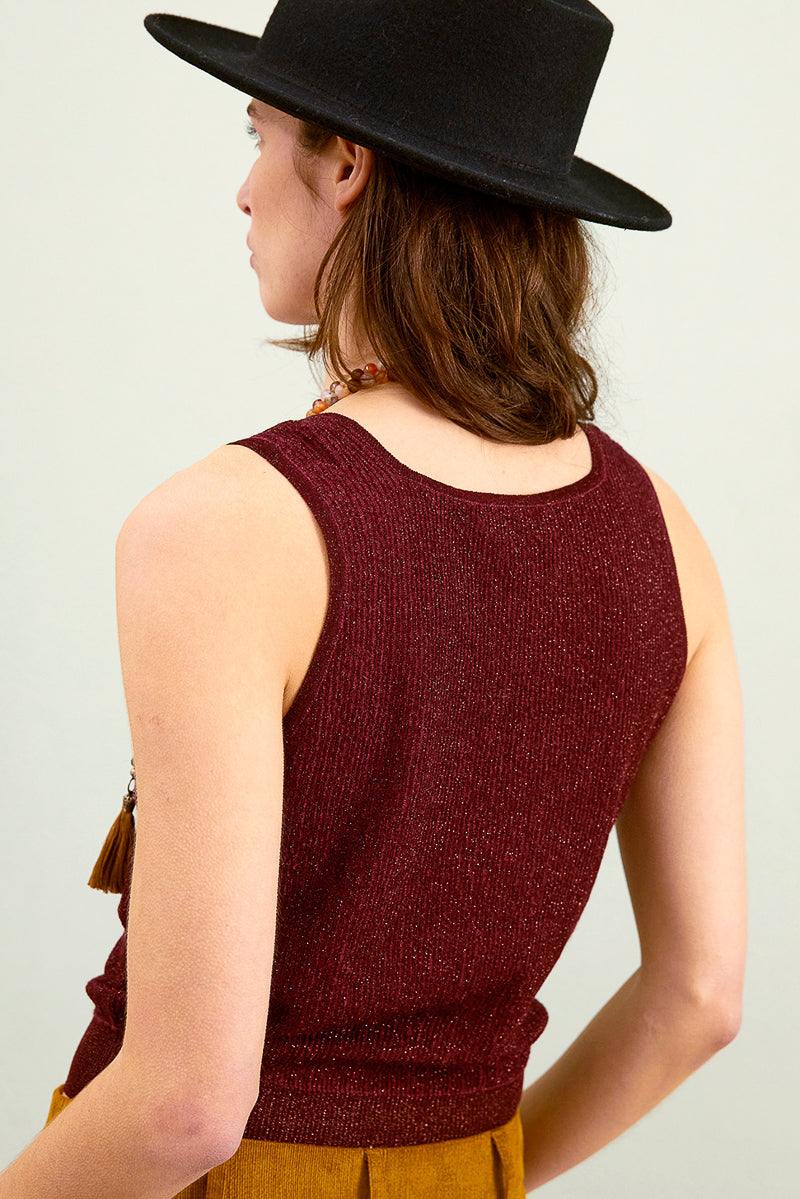 Ella Knitwear in Light Alpaca Lurex