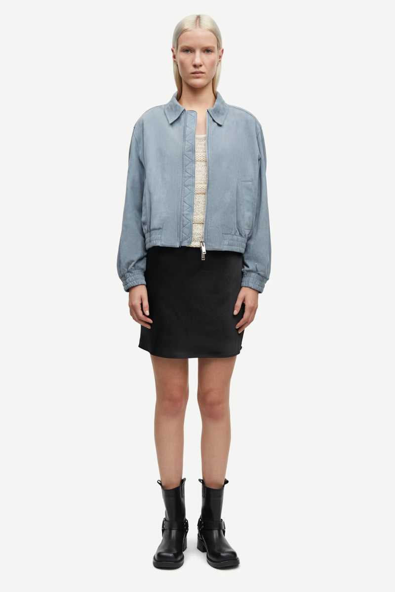 Sasaffy Suede Bomber
