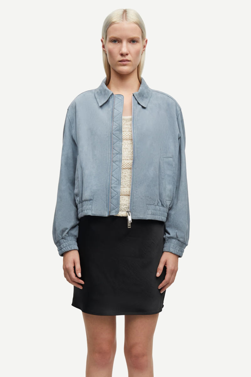 Sasaffy Suede Bomber