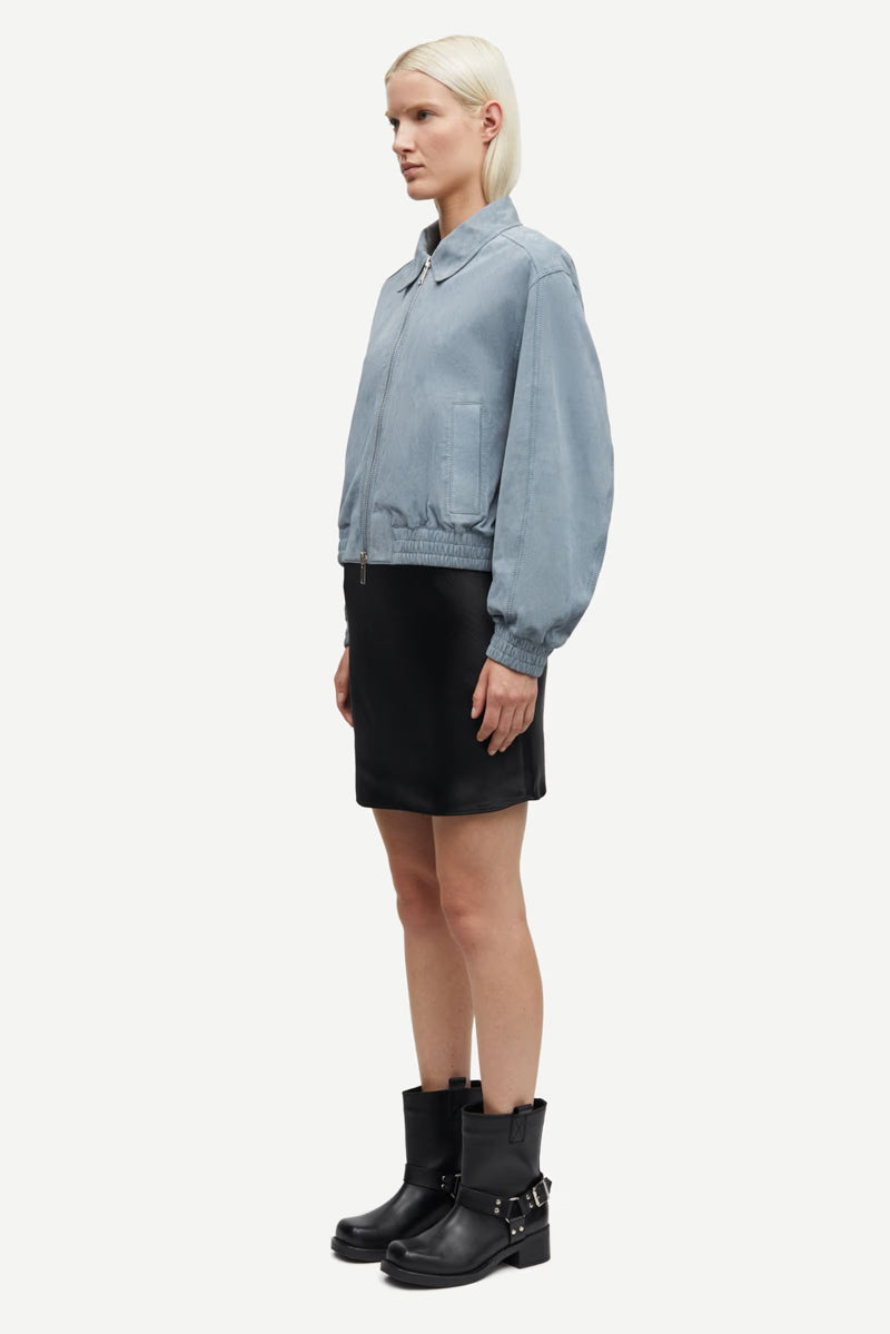 Sasaffy Suede Bomber