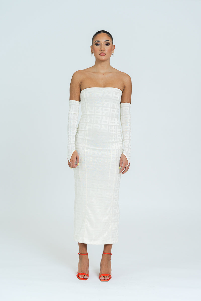 Jacquard Jersey Dress