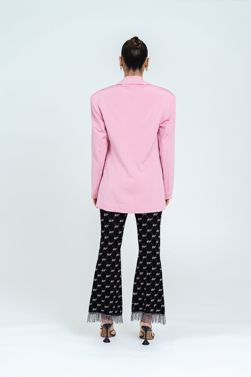 Jersey Boxy Fitted Blazer