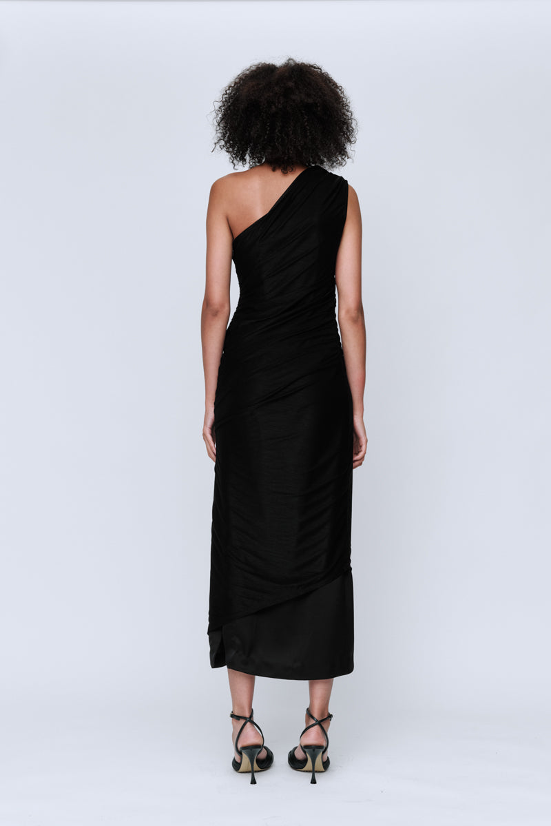 Eva One Shoulder Maxi Dress
