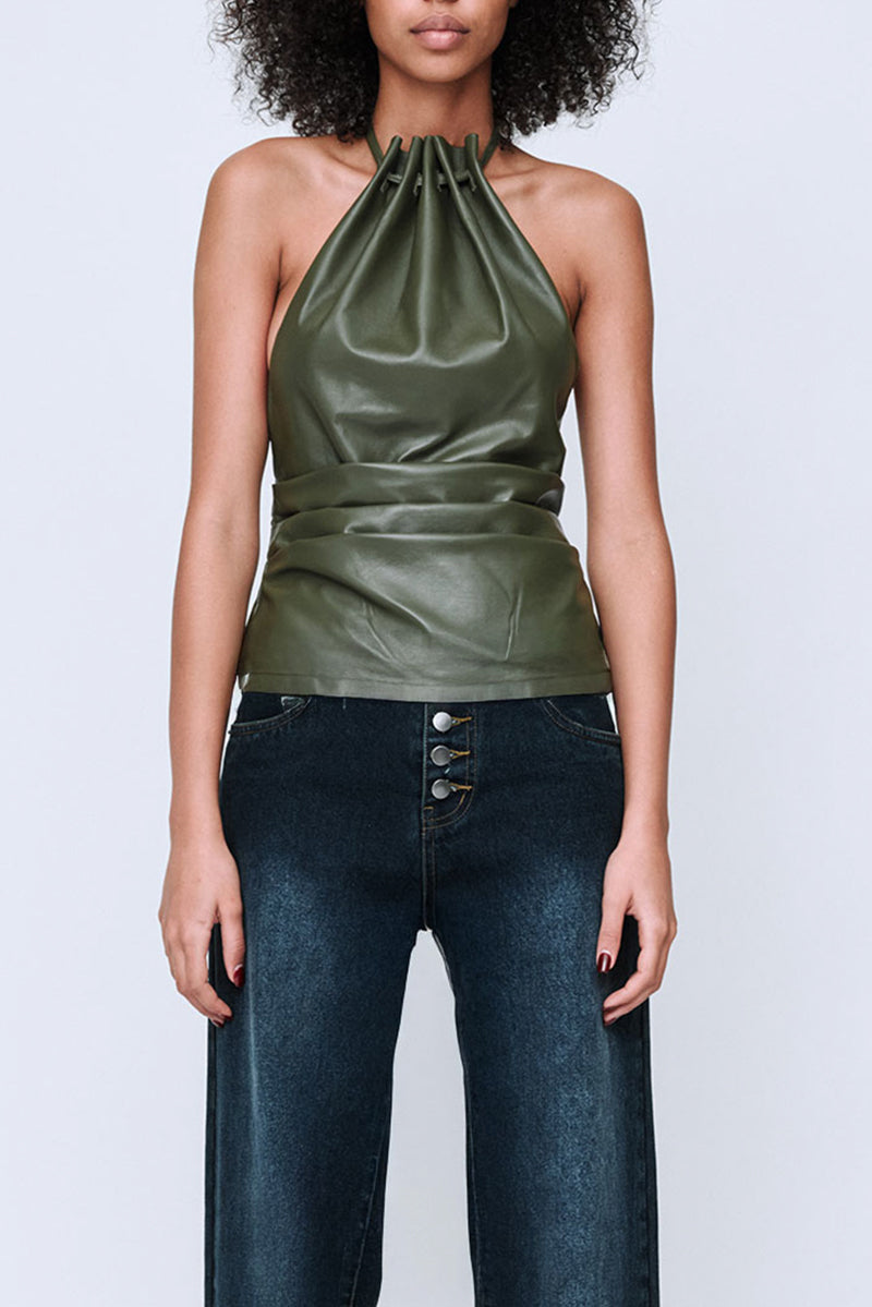 Max Leather Top