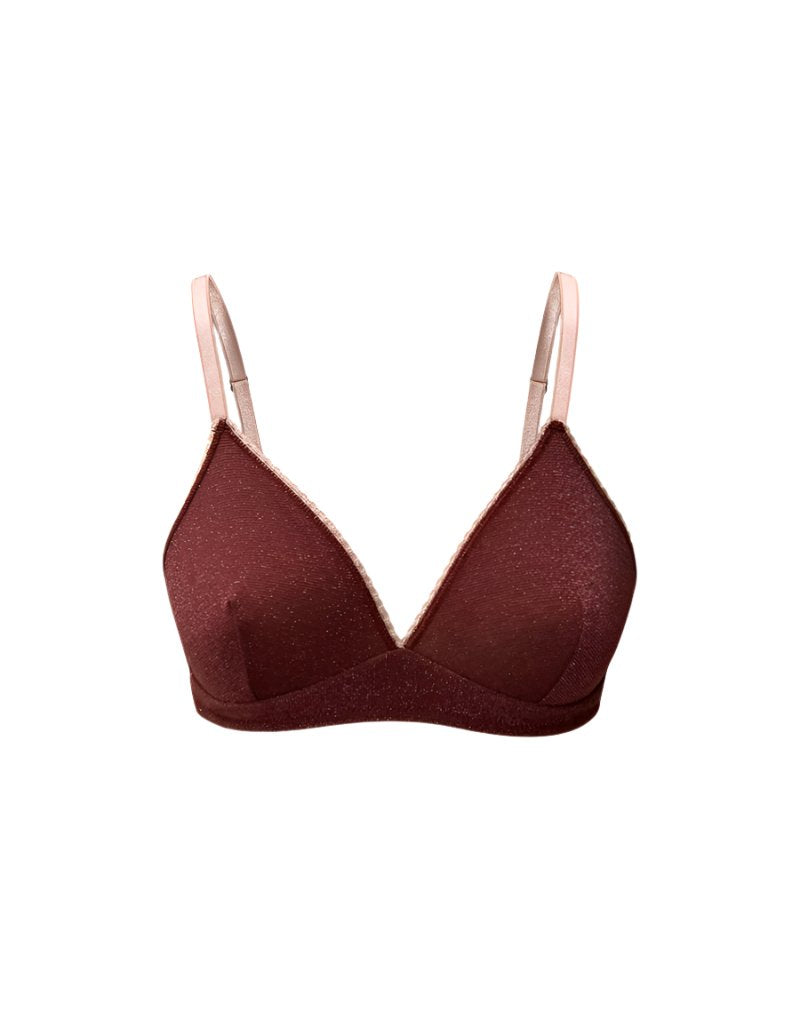Tutu Lurex Bra Terracotta