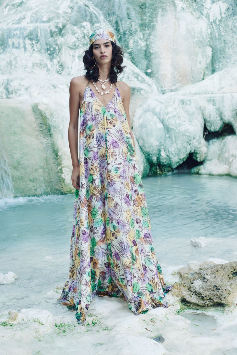 Mon Plaisir Silk Maxi Dress