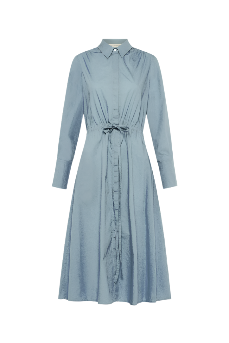 Avila Cotton Midi Shirt Dress