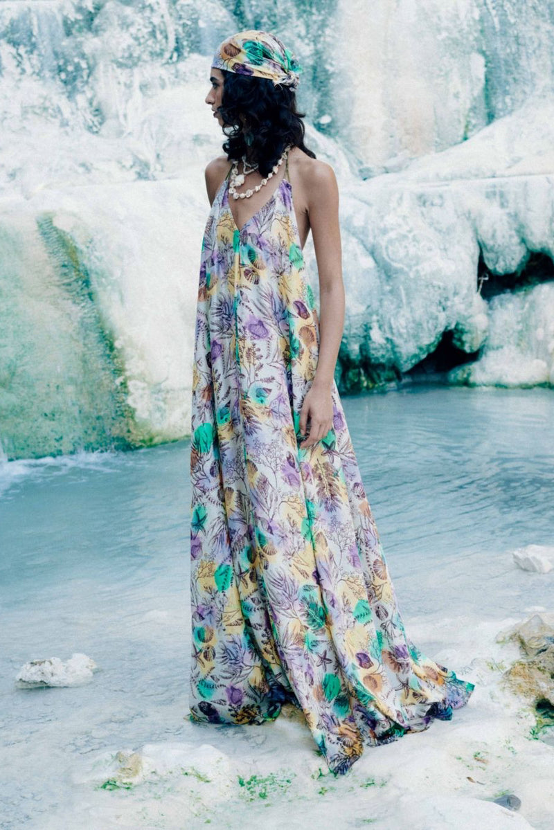 Mon Plaisir Silk Maxi Dress