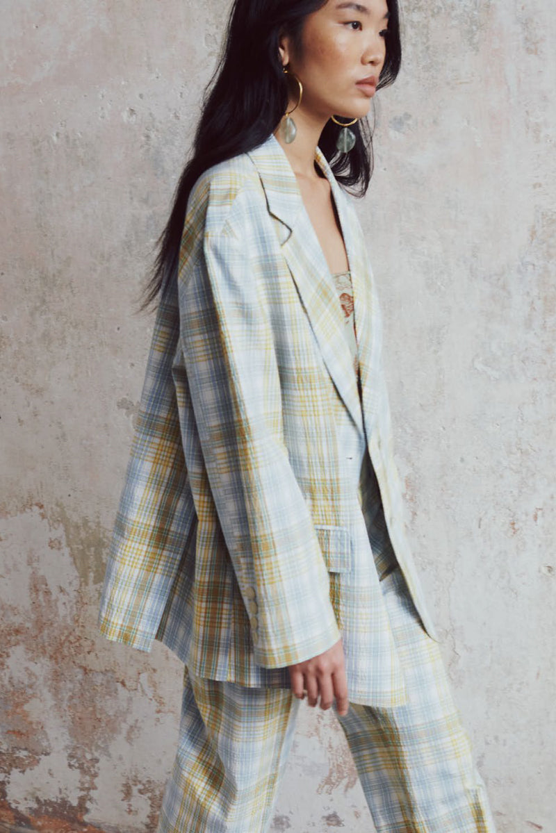 Achillea Check Cotton Jacket