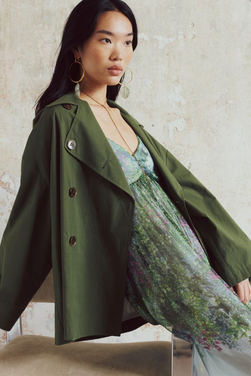 Deco' Silk Maxi Dress