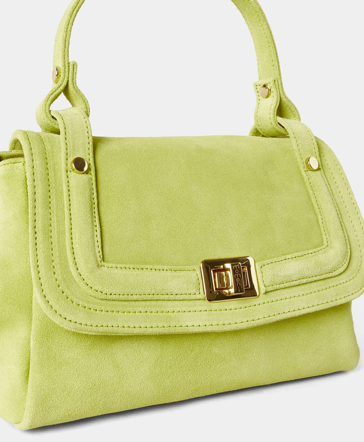 Petit Flore Suede Leather Bag