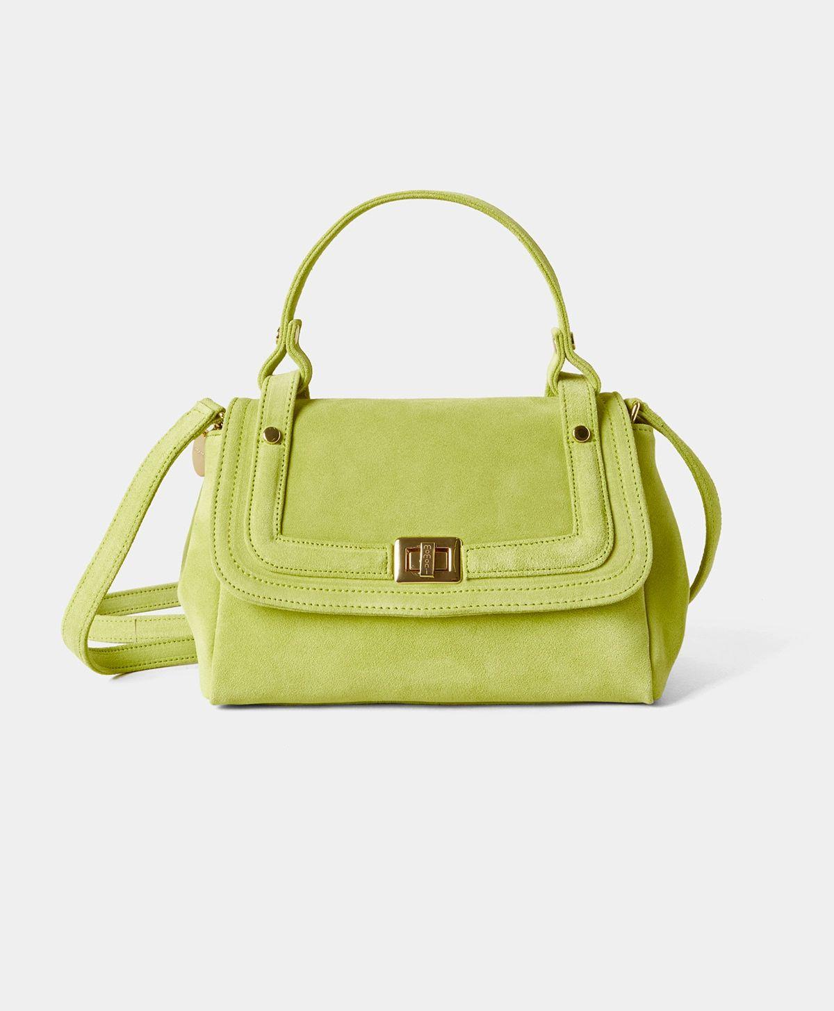 Petit Flore Suede Leather Bag