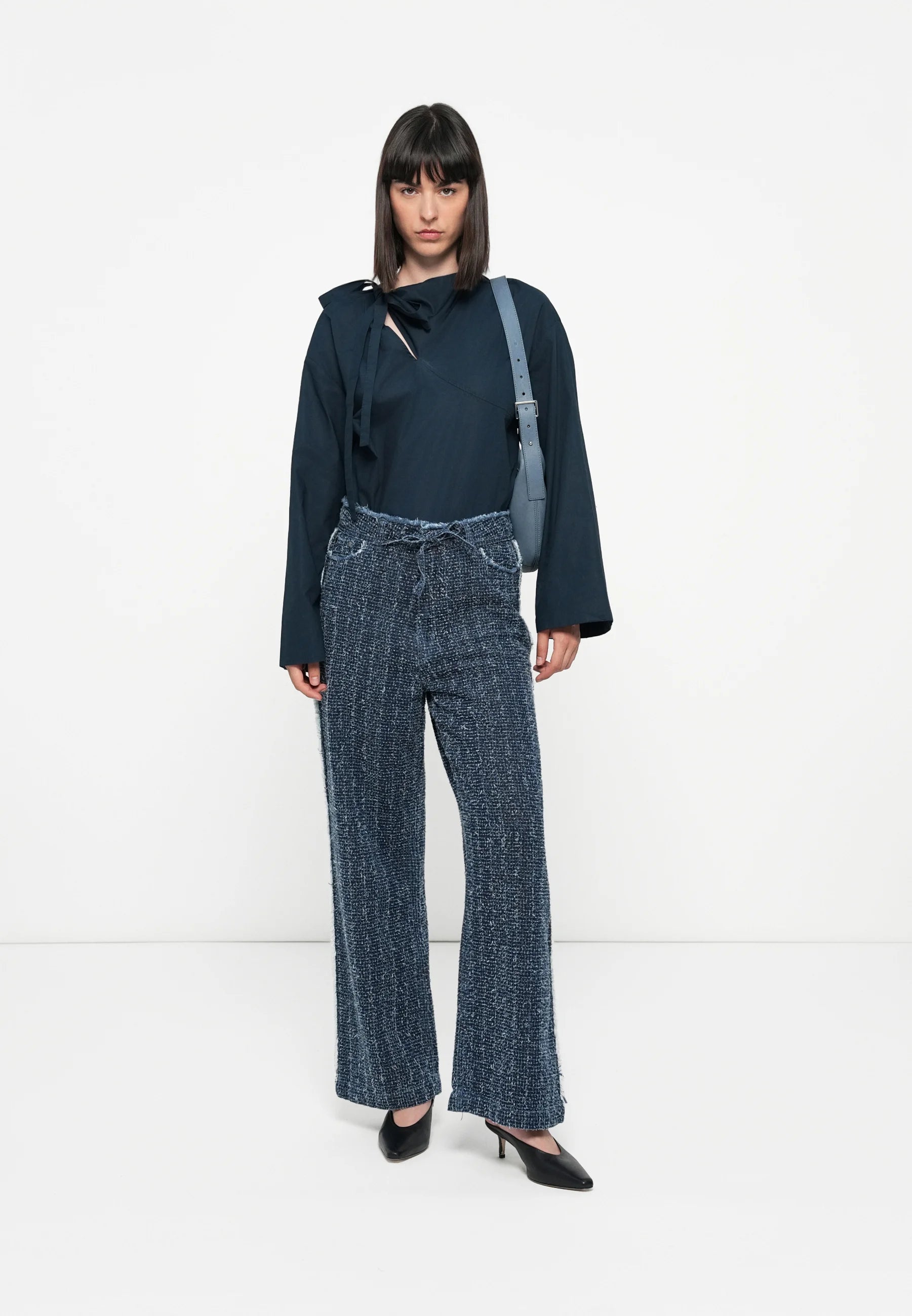 Sivie Solid Cotton Blouse