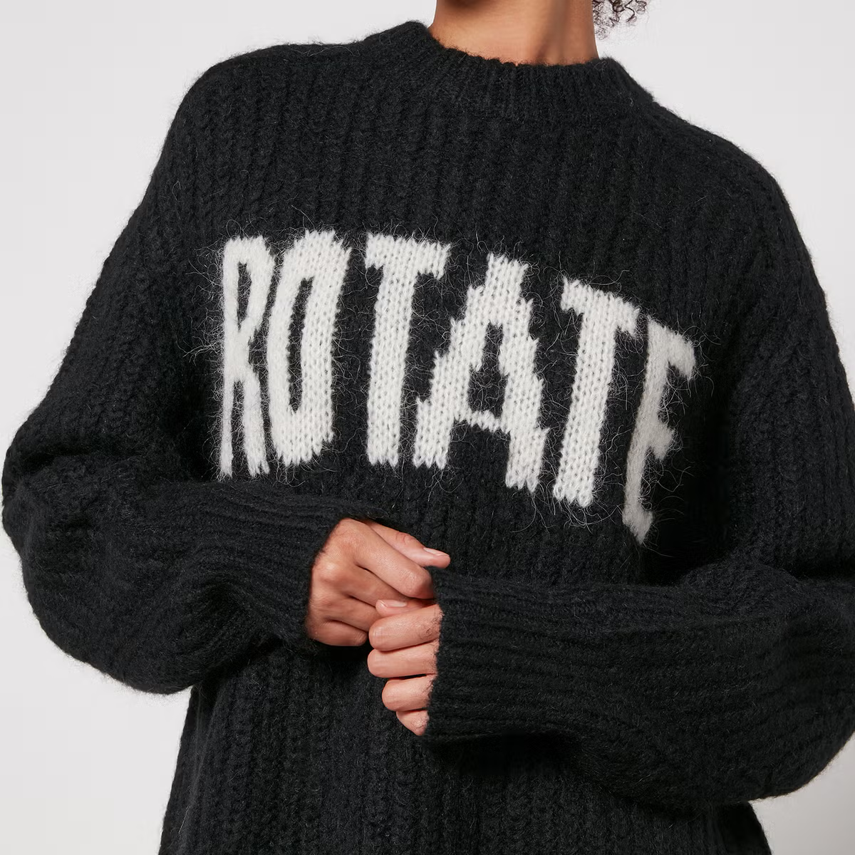 Knitted Wool Logo Sweater