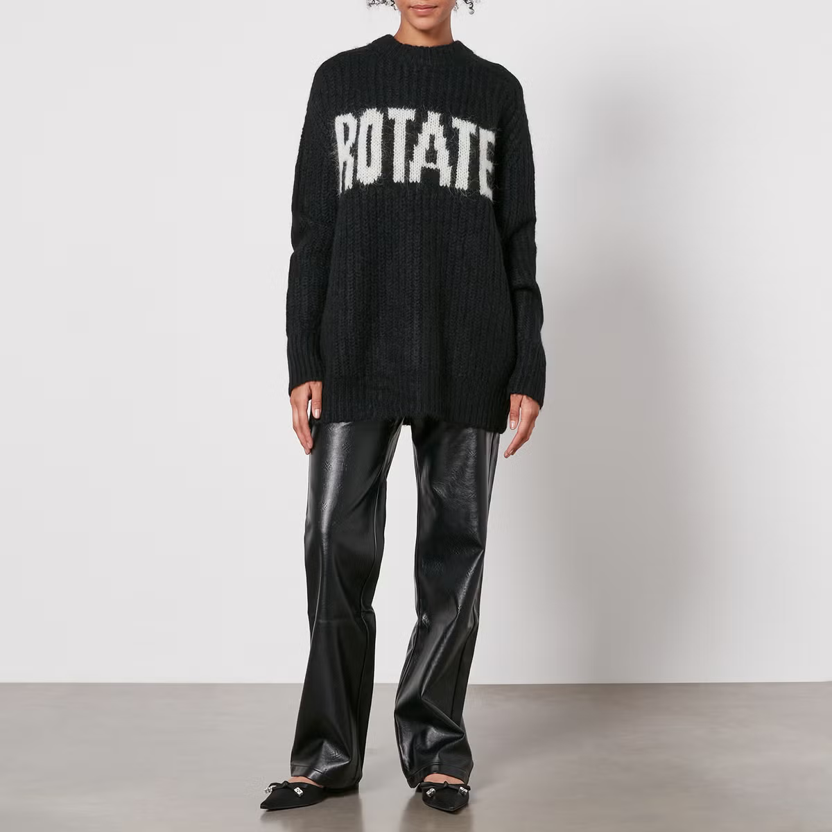 Knitted Wool Logo Sweater