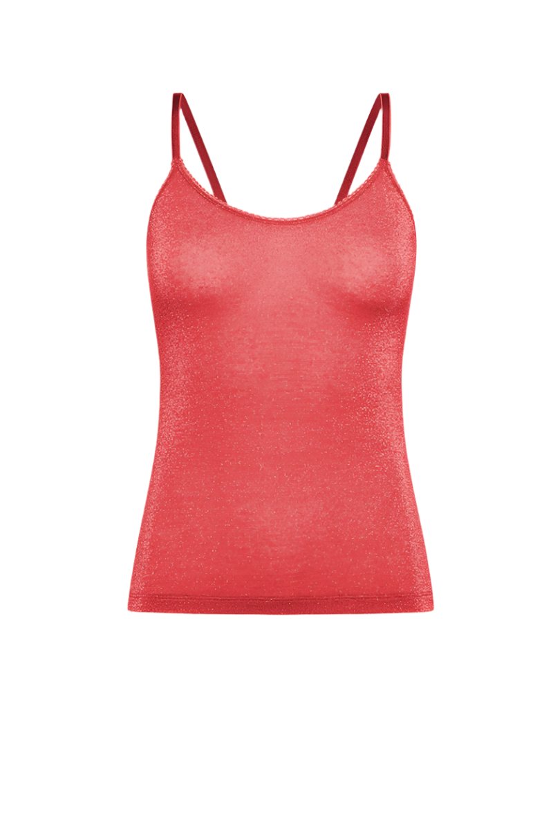 Airella Top in Lurex Jersey Magenta