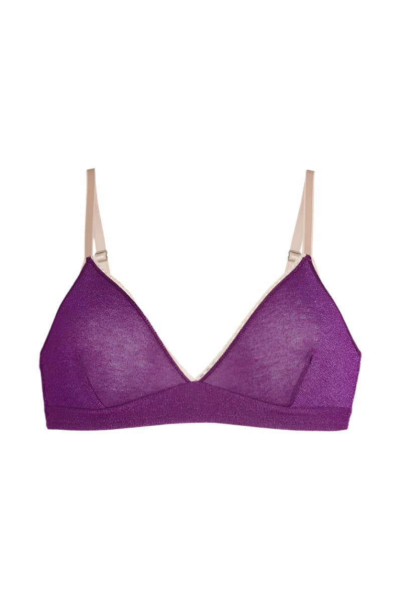 Tutu Lurex Bra Purple