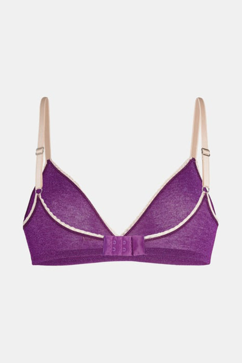 Tutu Lurex Bra Purple