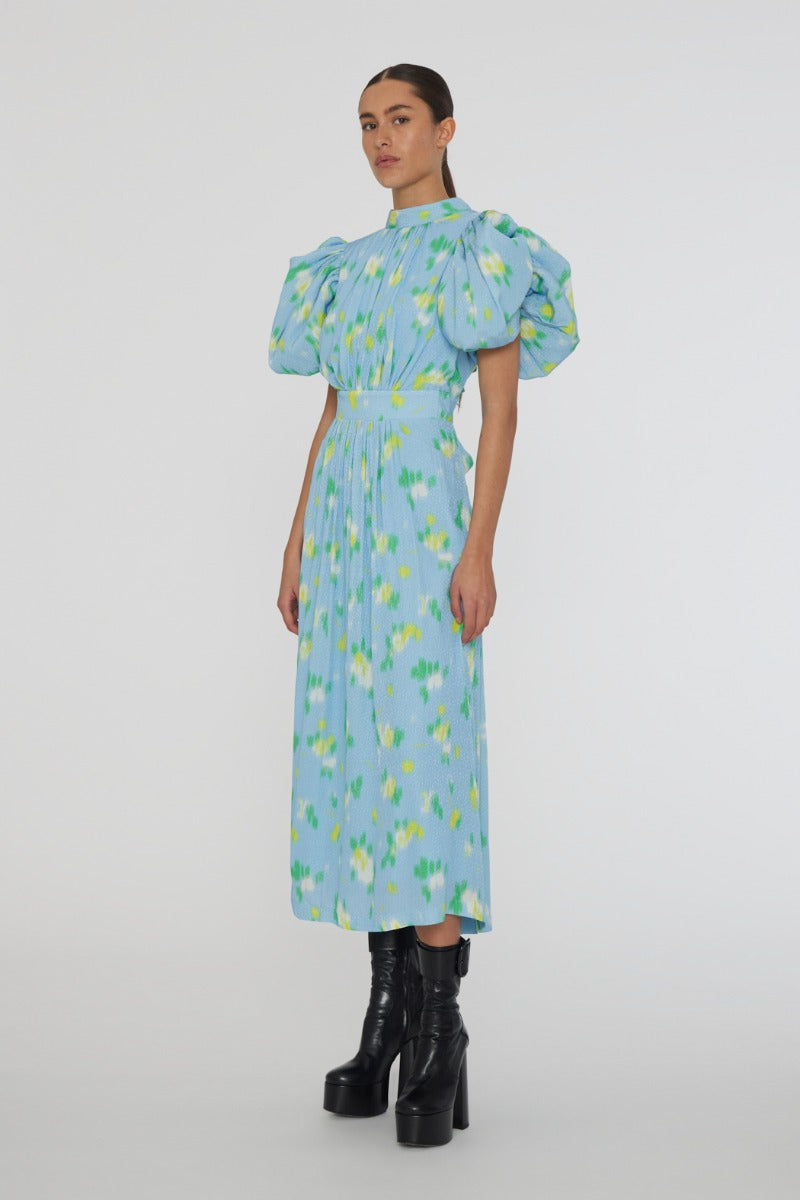 Jacquard Puffy Dress