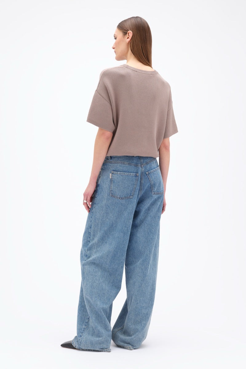 Cocoon Denim Pants