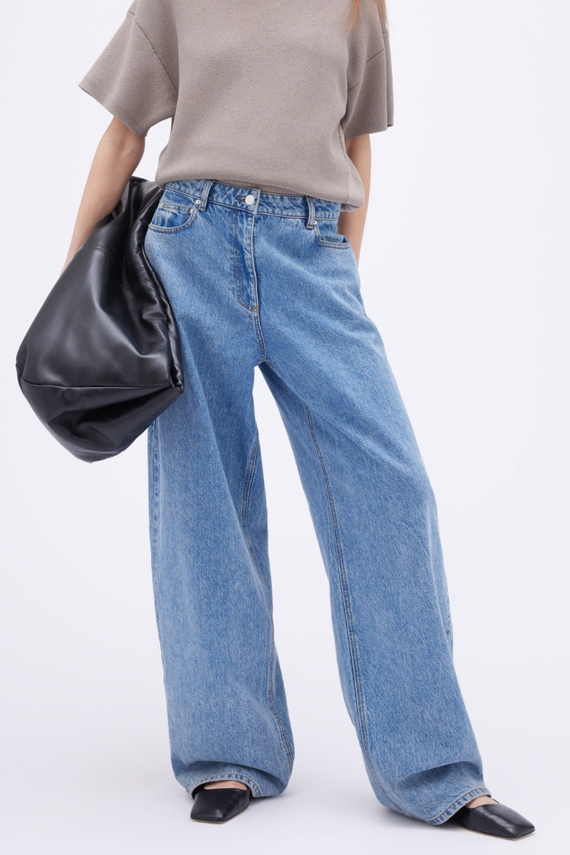 Cocoon Denim Pants