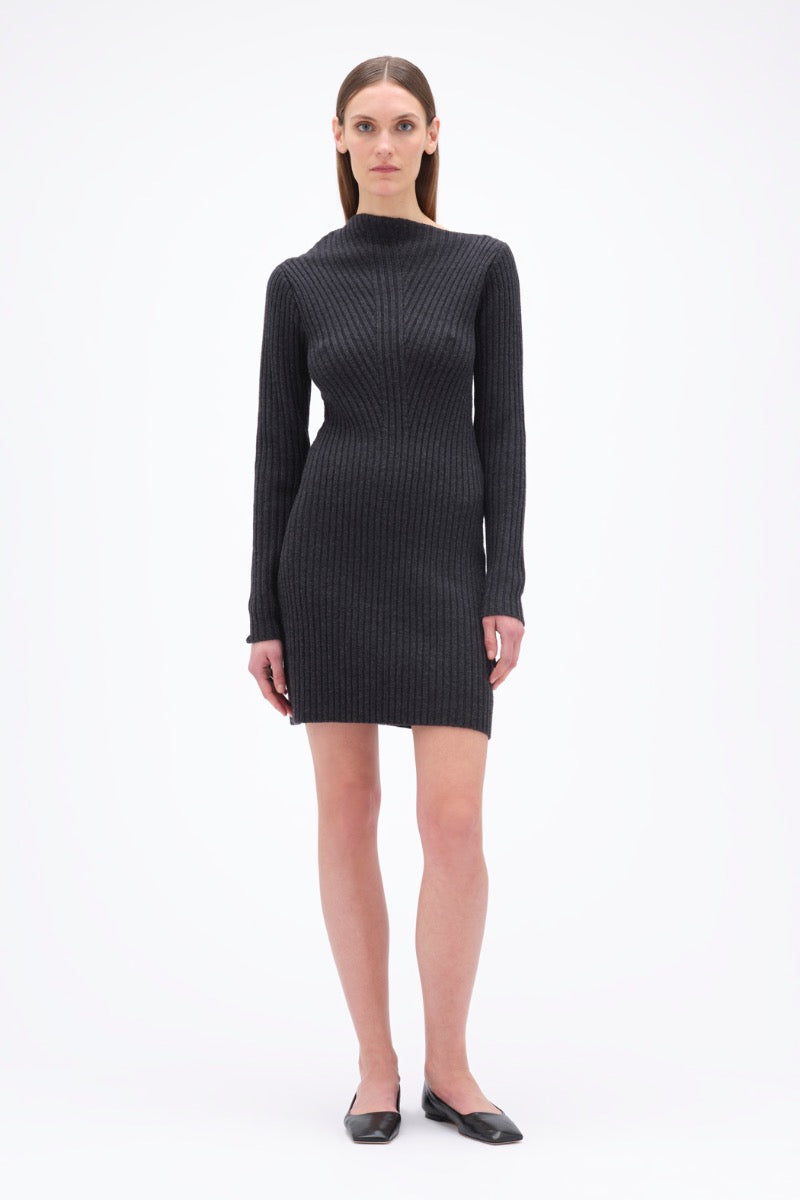Long Sleeve Merino Knit Dress