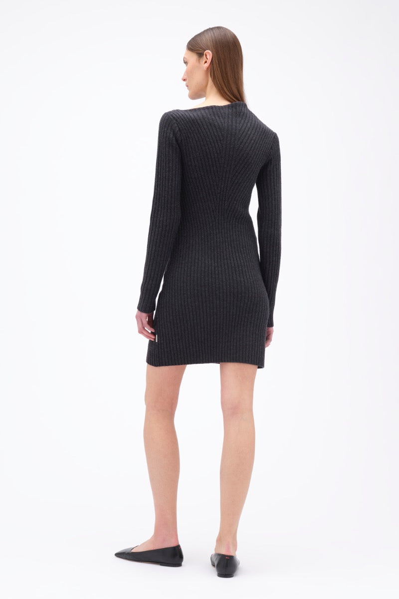 Long Sleeve Merino Knit Dress