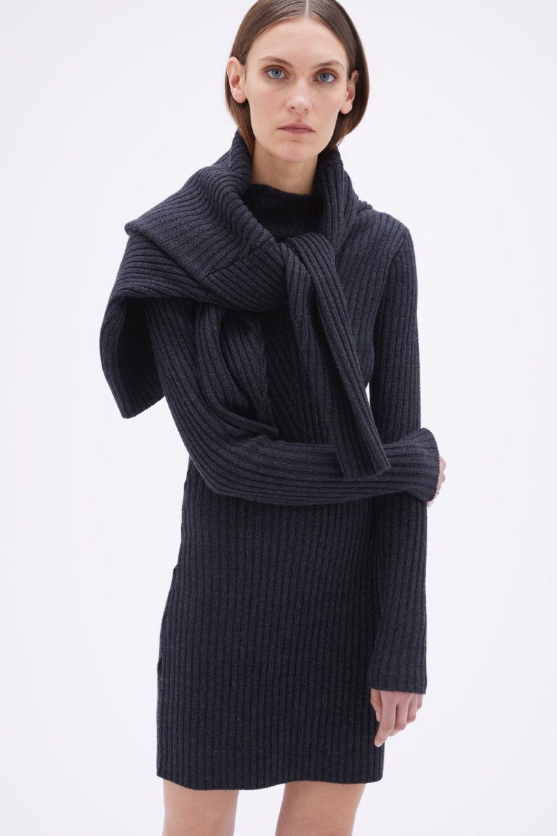 Long Sleeve Merino Knit Dress