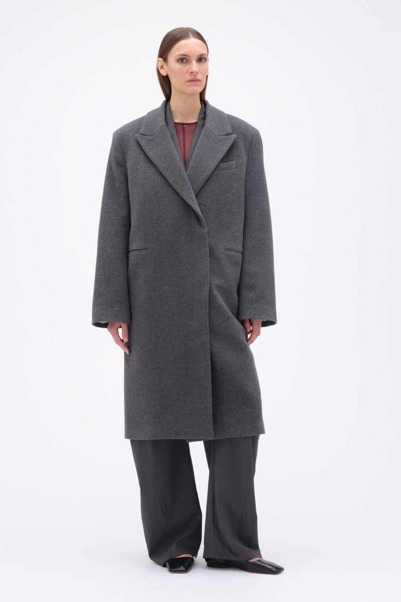 Heavy Wool Long Coat