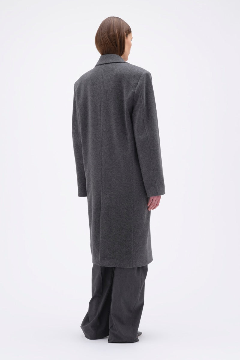 Heavy Wool Long Coat