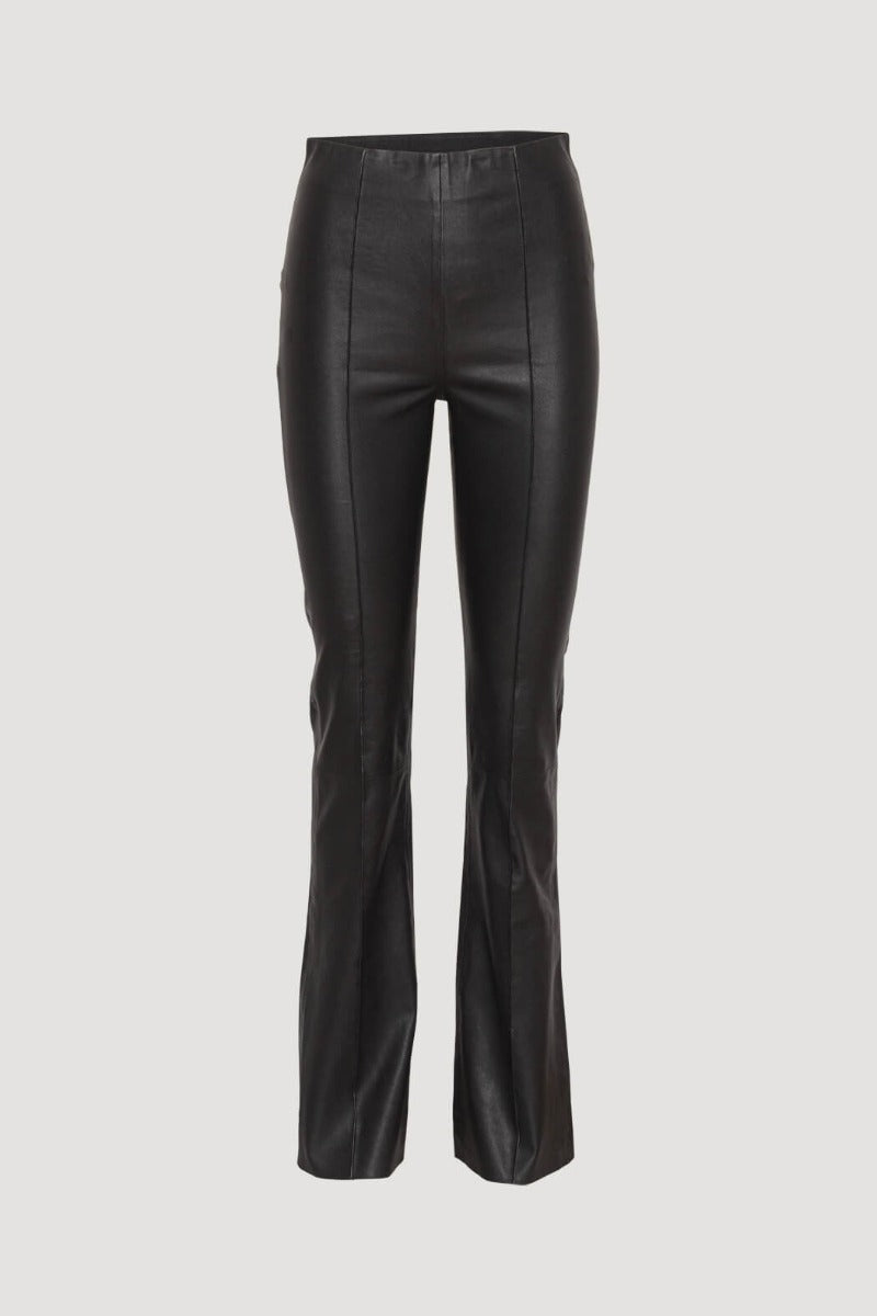 Stretch Leather Pants