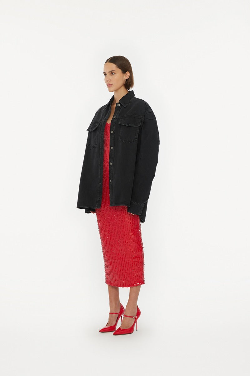Sequins Pencil Skirt